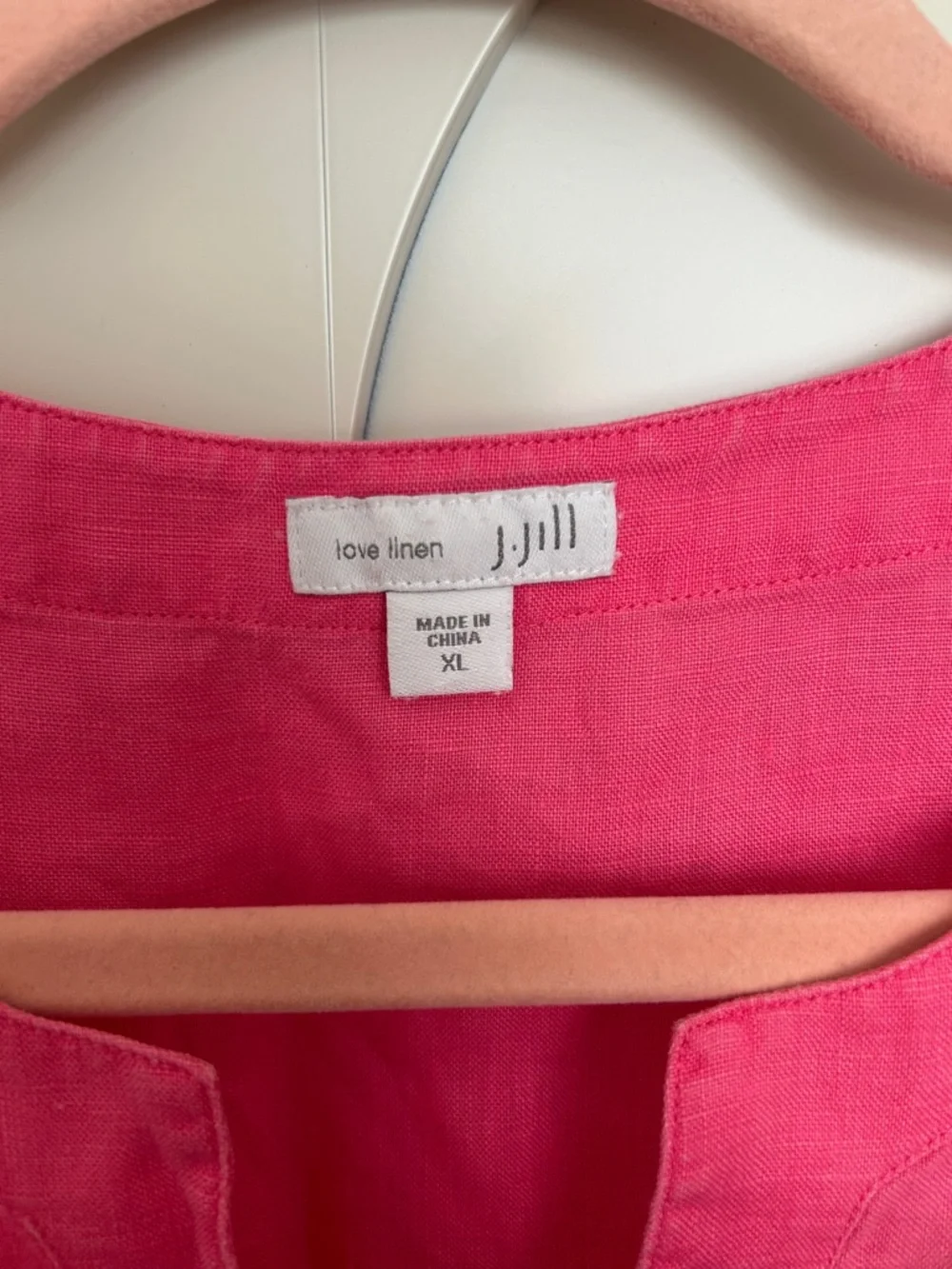 J. Jill Sleeveless Dress in Hot Pink - Picture 2 of 4